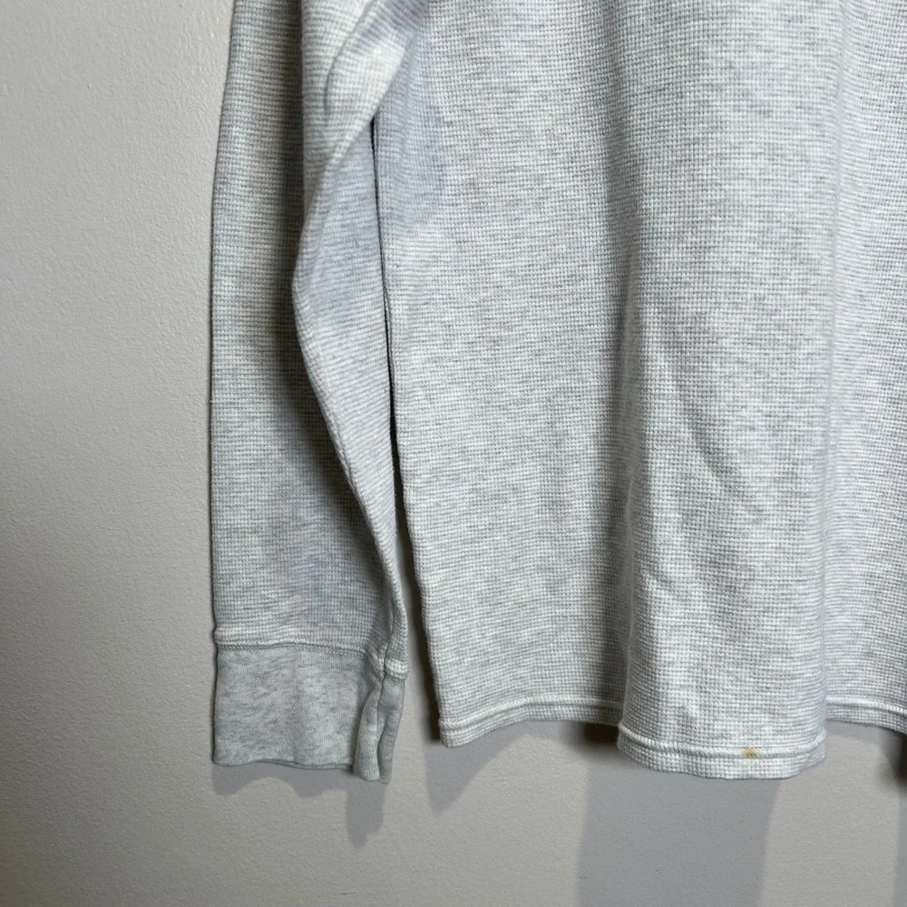 LOT of 2 Polo Ralph Lauren Waffle Knit Thermal Shirt Men L Crew Neck *read